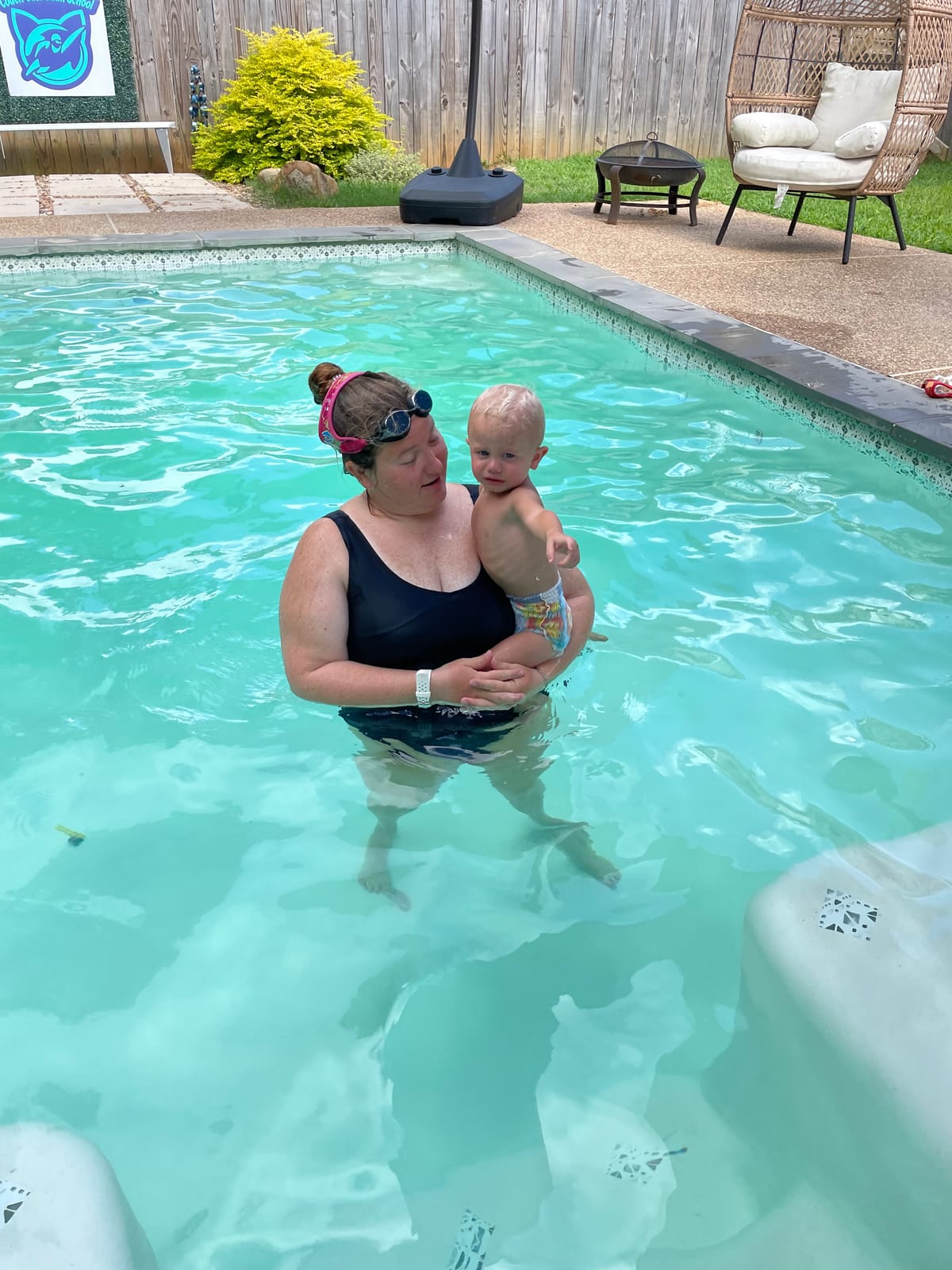 Water safety can start as early as a few months old.